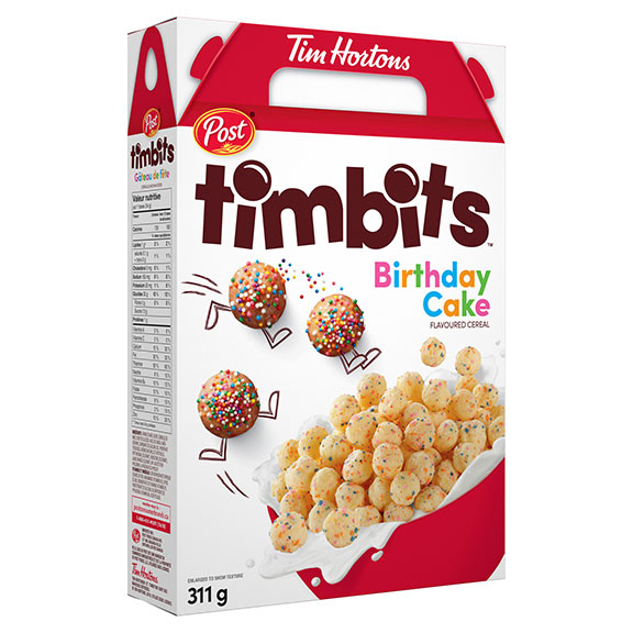 Birthday Cake Timbits® Cereal